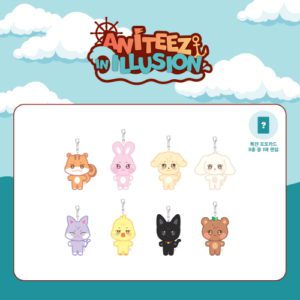 [ATEEZ X ANITEEZ] PLUSH KEYRING | БРЕЛОК