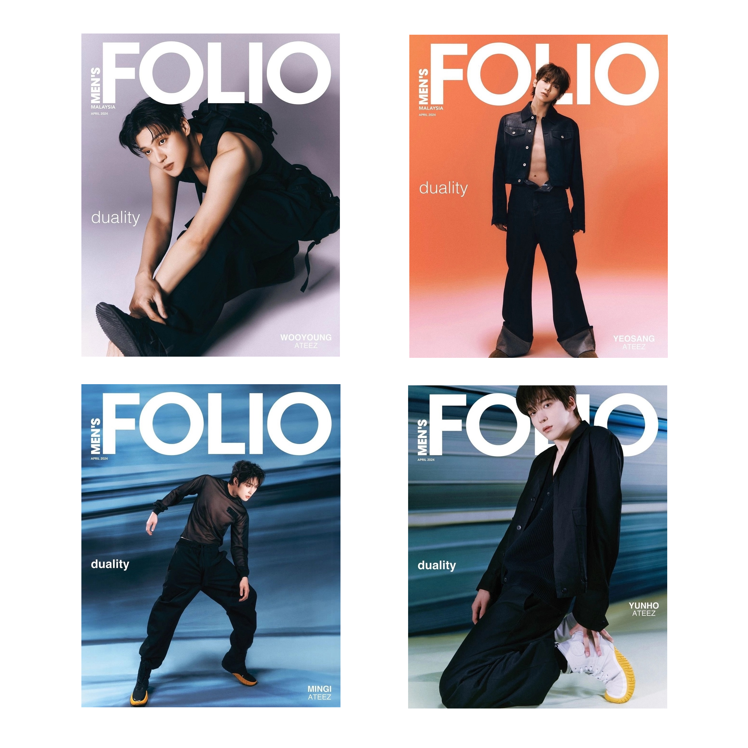 MEN'S FOLIO 2024.04 (COVER : ATEEZ / CONTENT : ATEEZ)