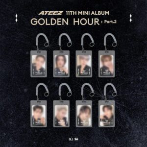 [ATEEZ] PHOTO CARD HOLDER SET | ХОЛДЕР + ФОТОКАРТОЧКА (GOLDEN HOUR : PART 2 | OFFICIAL MD)