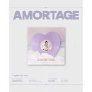 [BLACKPINK - JISOO] AMORTAGE (VINYL VER.) (HEART VER.)