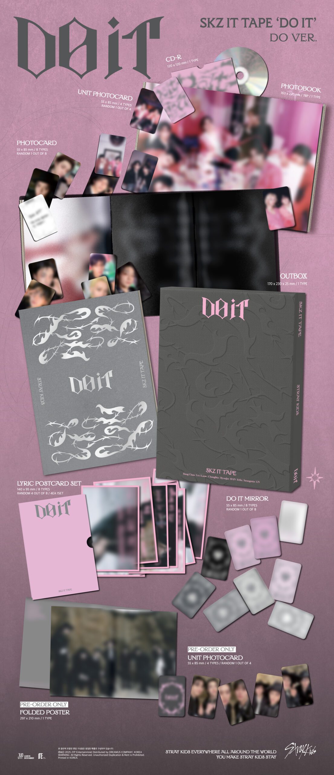 stray kids doit 新品未開封CD×10枚 STRAY KIDS] DO IT (DO VER. | LIMITED VER.) - kmd studio 😊