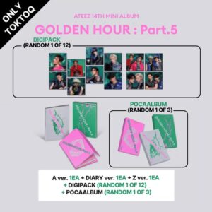 [ATEEZ] (TOKTOQ) GOLDEN HOUR : Part.5 (SPECIAL SET)